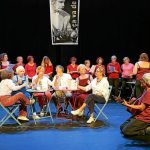À Theix-Noyalo, le spectacle sur Brassens, une symbiose entre le théâtre et les chants